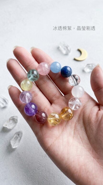 Multi-Gemstone Crystal Bracelet