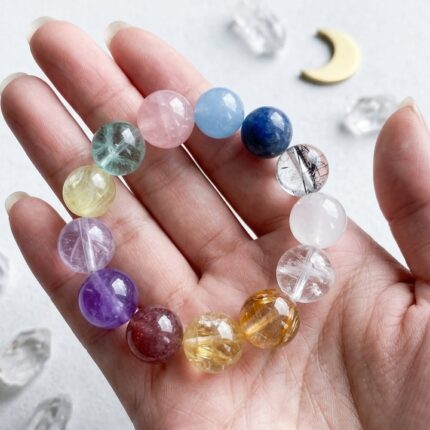 Multi-Gemstone Crystal Bracelet