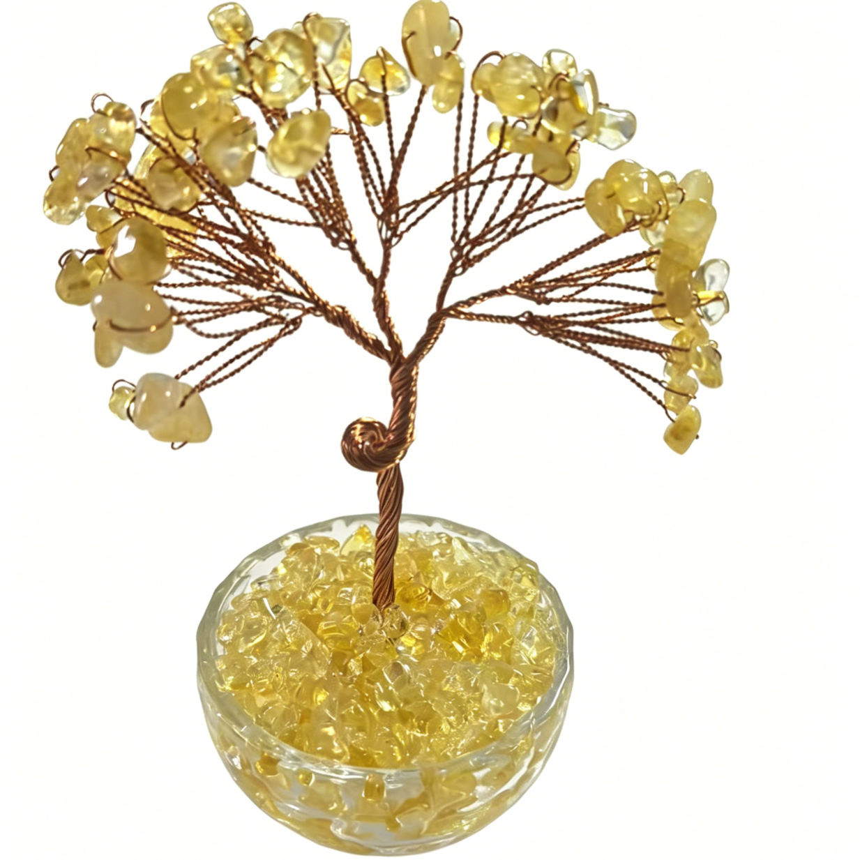 Citrine Gemstone Bonsai Tree