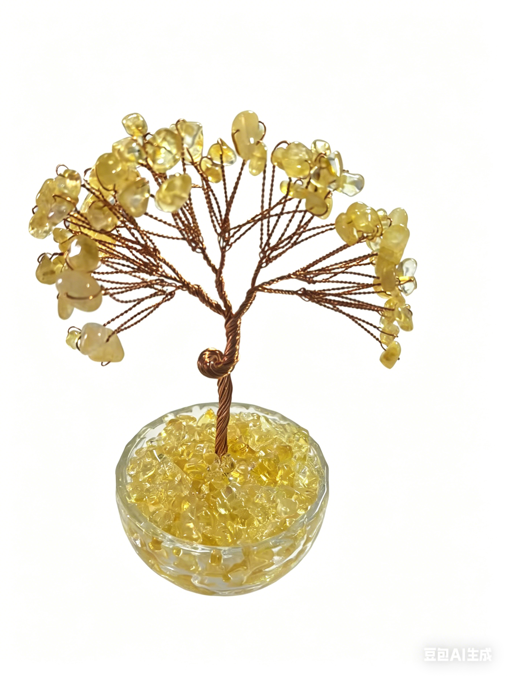Citrine Gemstone Bonsai Tree